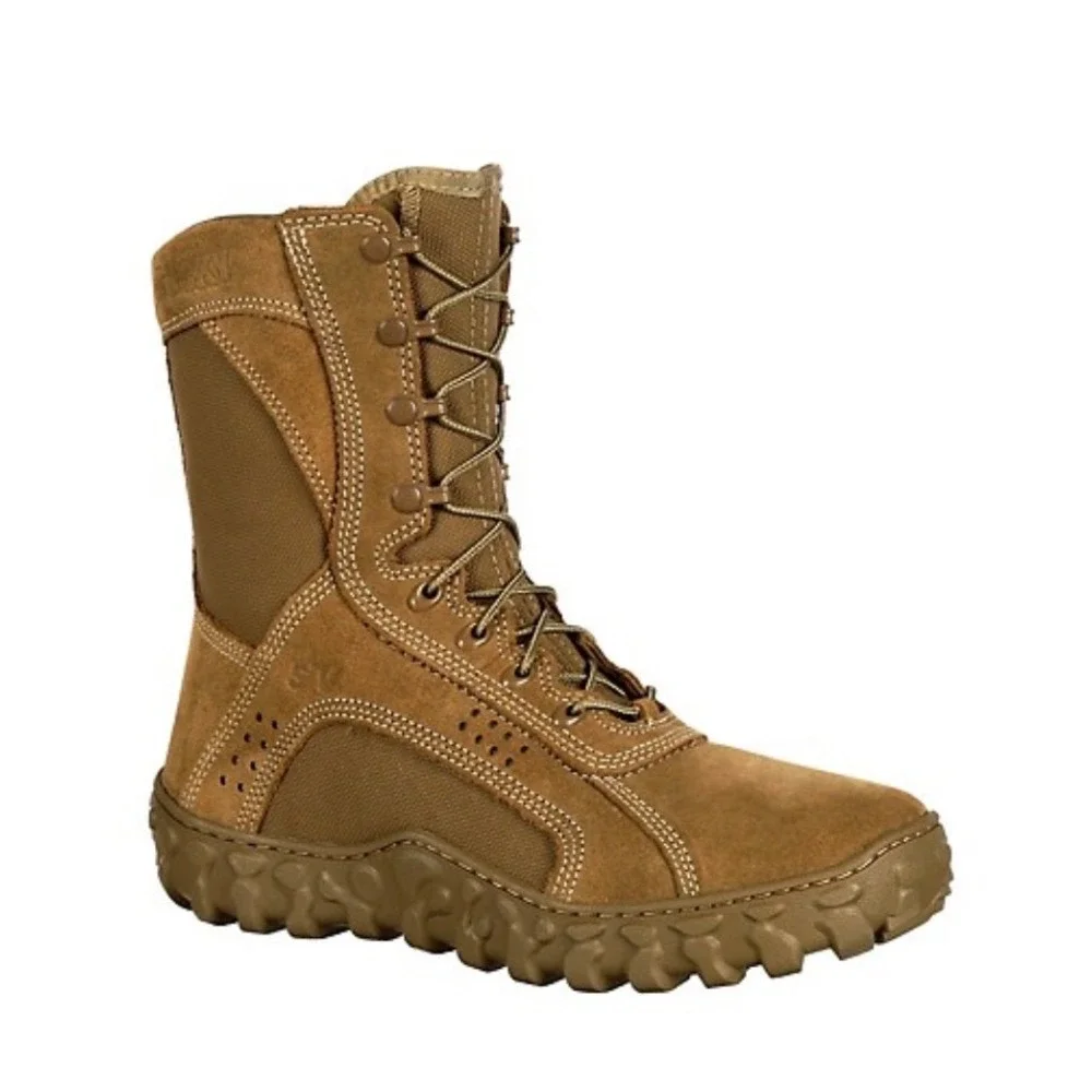 Rocky S2V Tactical Military Combat Boots Coyote Brown Vibram Men's 6 Wide